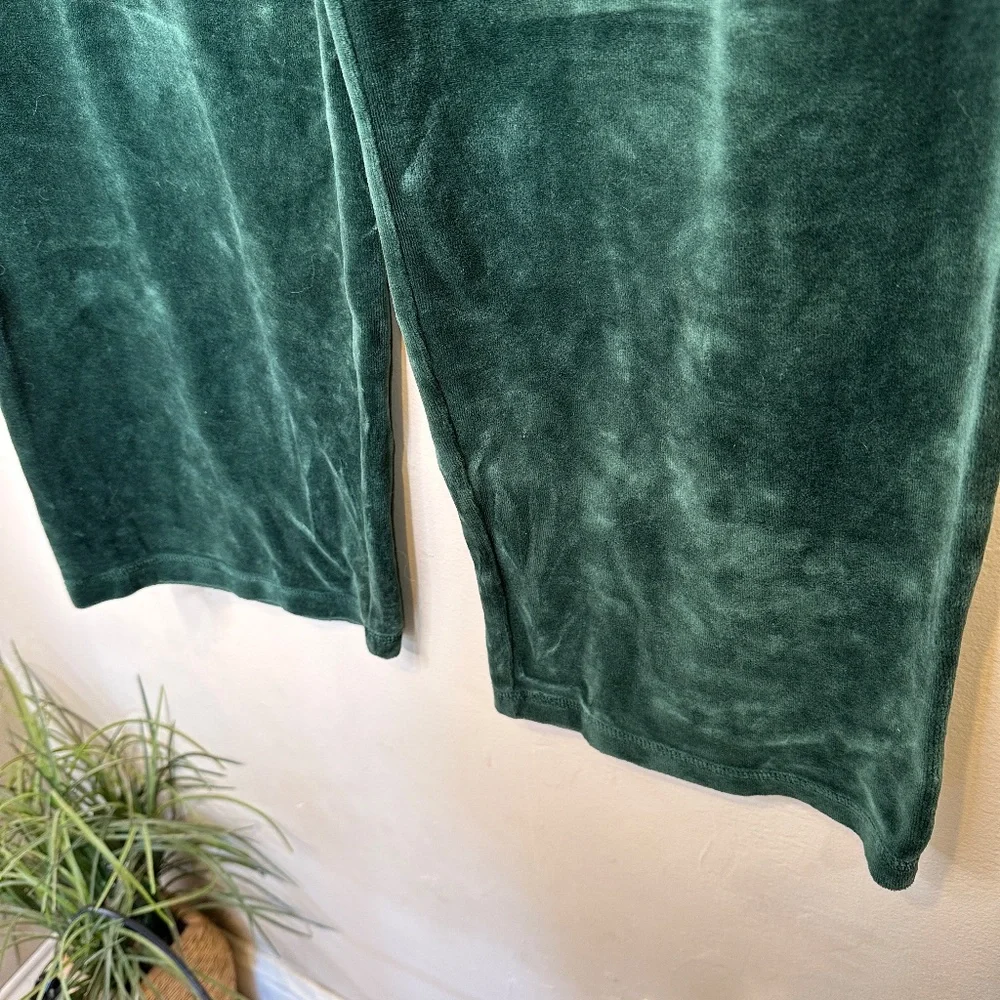 Talbots | Cozy Velvet Velour Elastic Waist Pull On Wide Legged Luxe Pants